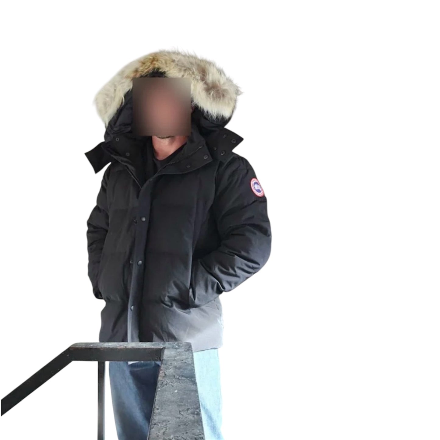 Canada Goose Puffer with Fur Hood